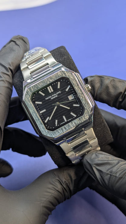 Patek Phillipe Black Square Dial