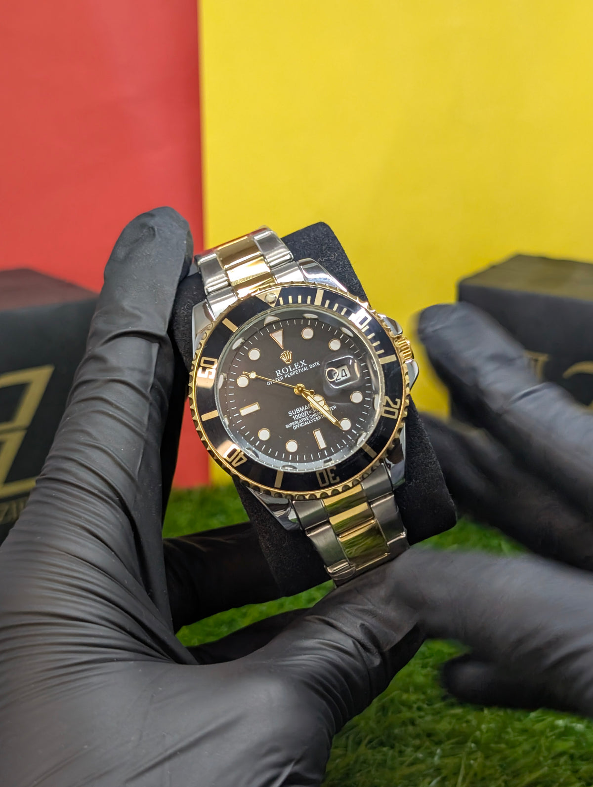 Gold-Black Rolex submariner ✨