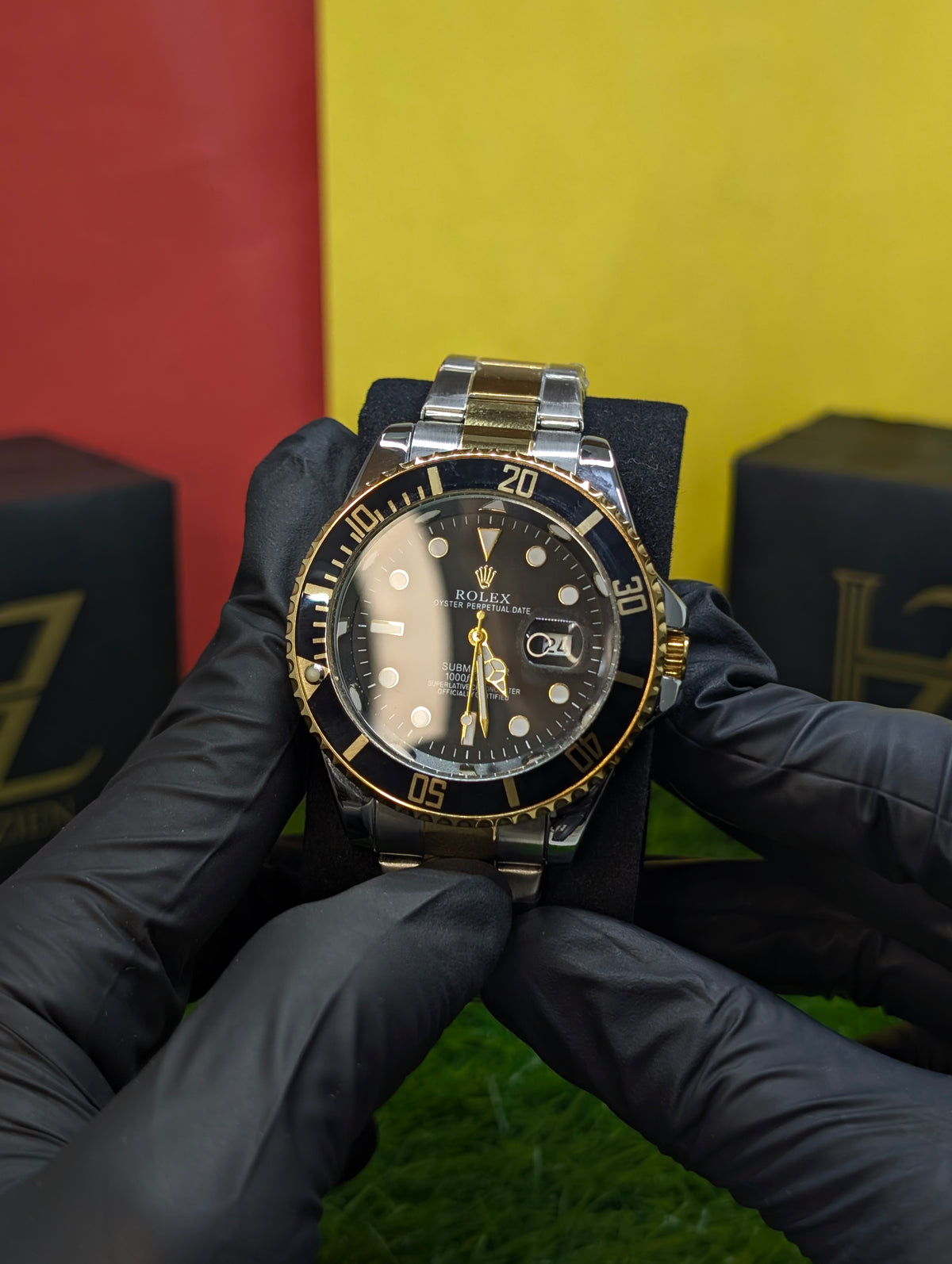 Gold-Black Rolex submariner ✨