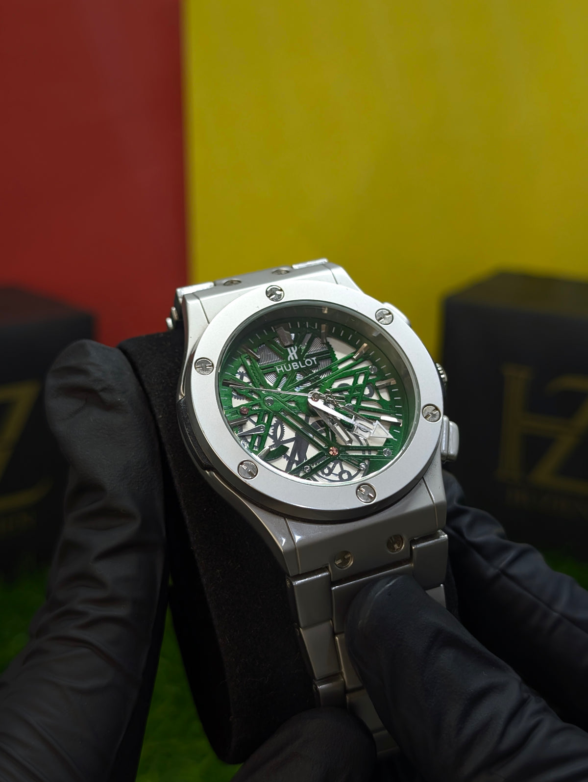 Olive Hublot Geneve With Heavy Weight 💪
