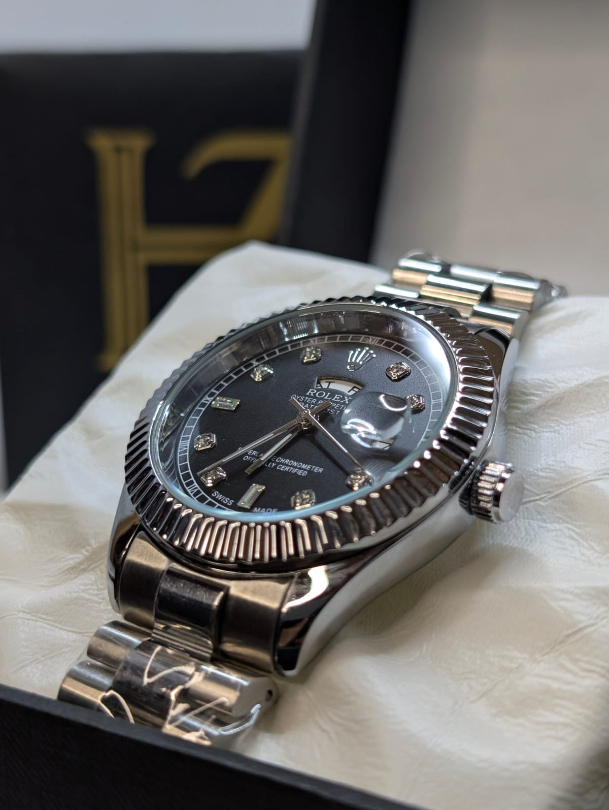 Charcoal Rolex Day Date