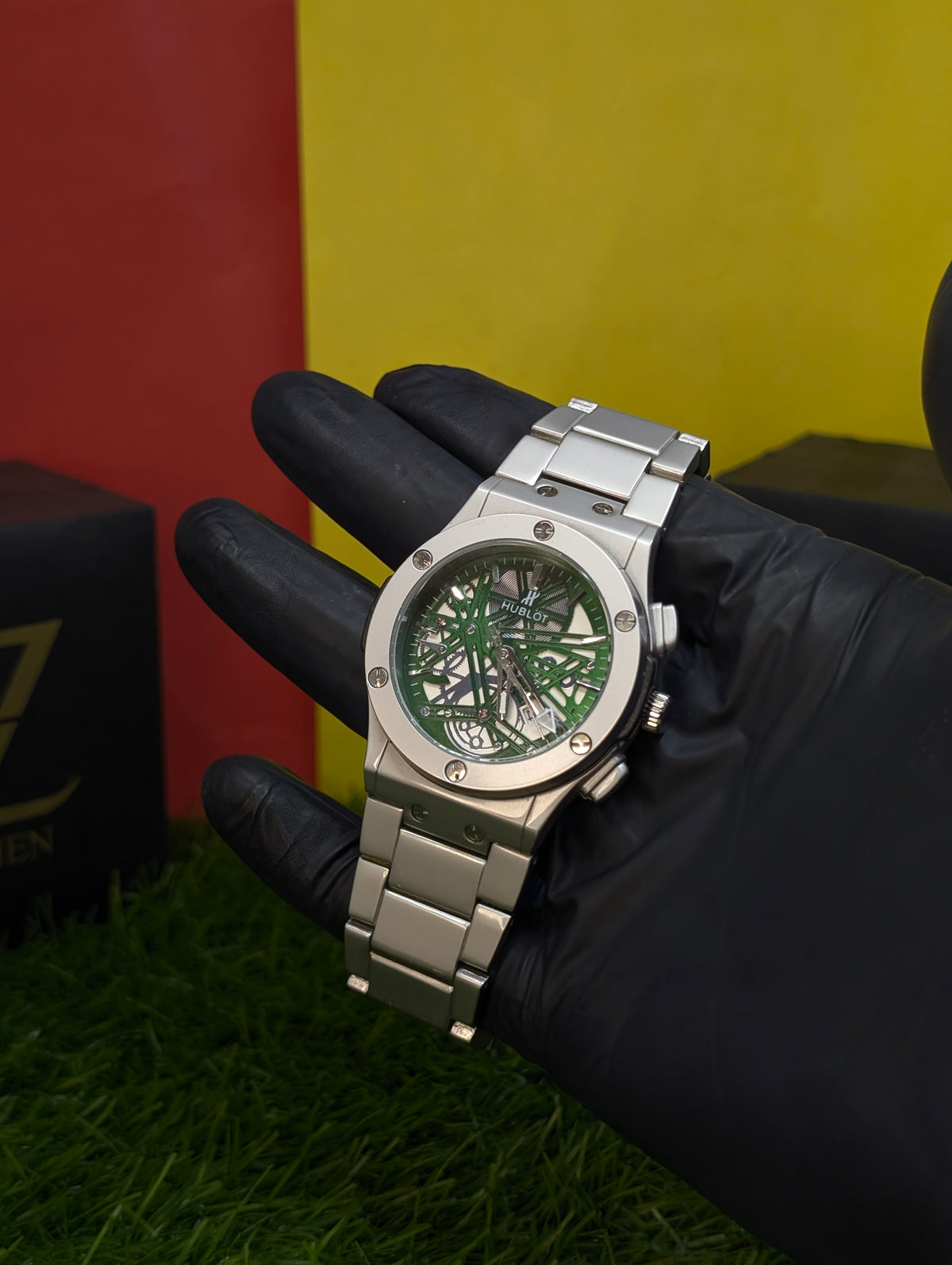 Olive Hublot Geneve With Heavy Weight 💪