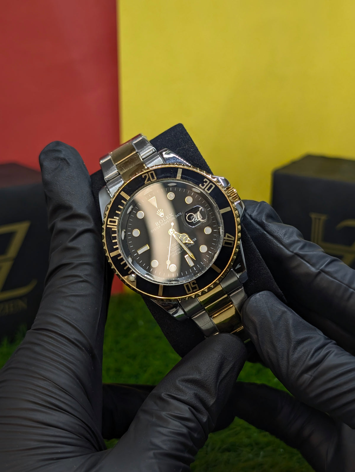 Gold-Black Rolex submariner ✨