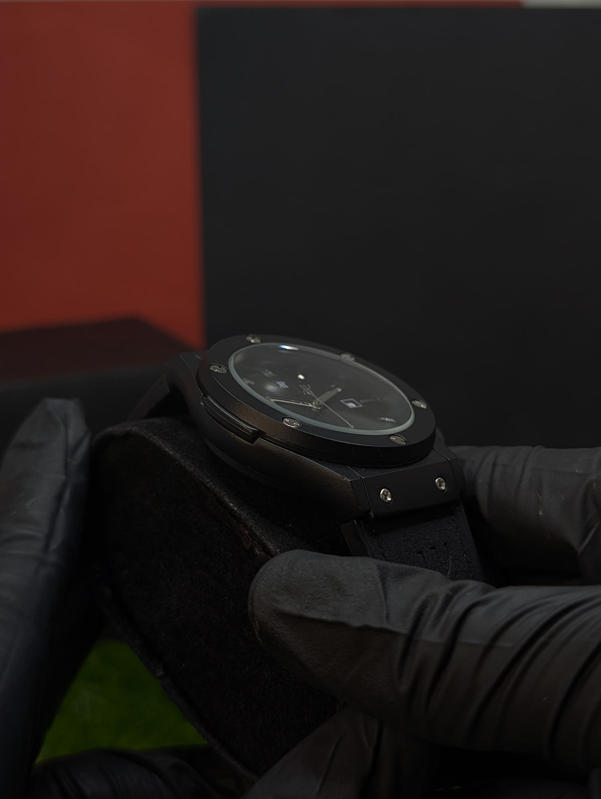 Full Black Hublot Geneve ✨
