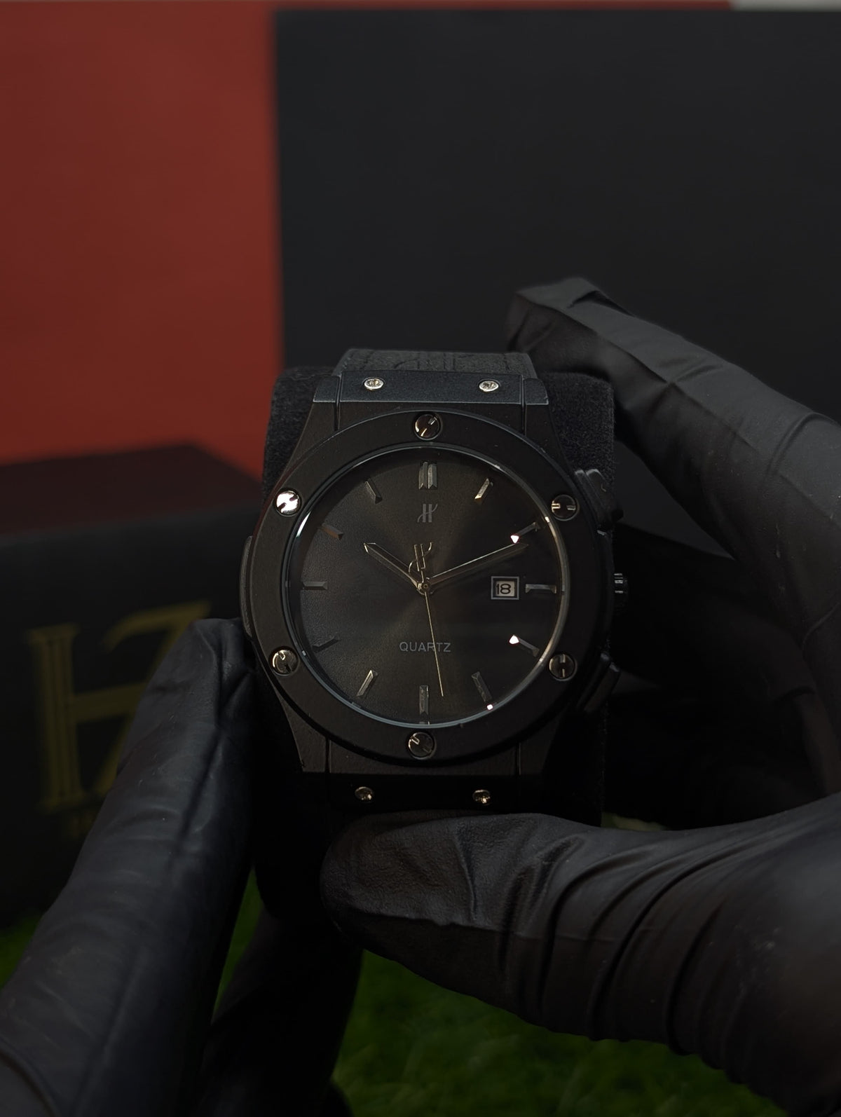 Full Black Hublot Geneve ✨