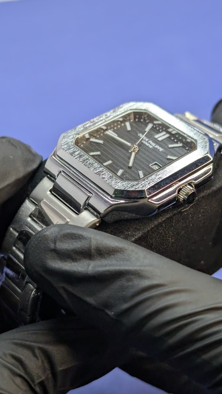 Patek Phillipe Black Square Dial